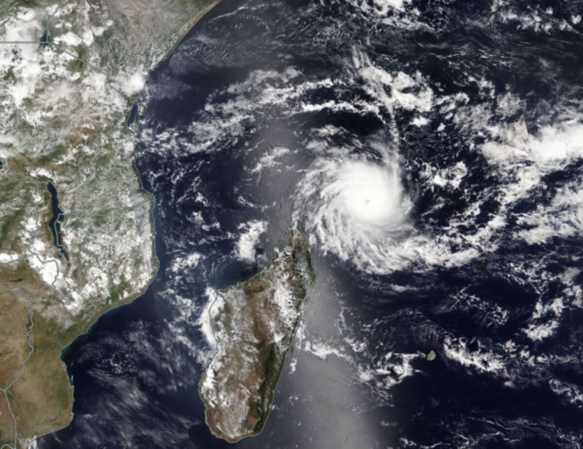 Cyclone Chido Approaches Mayotte, Mozambique