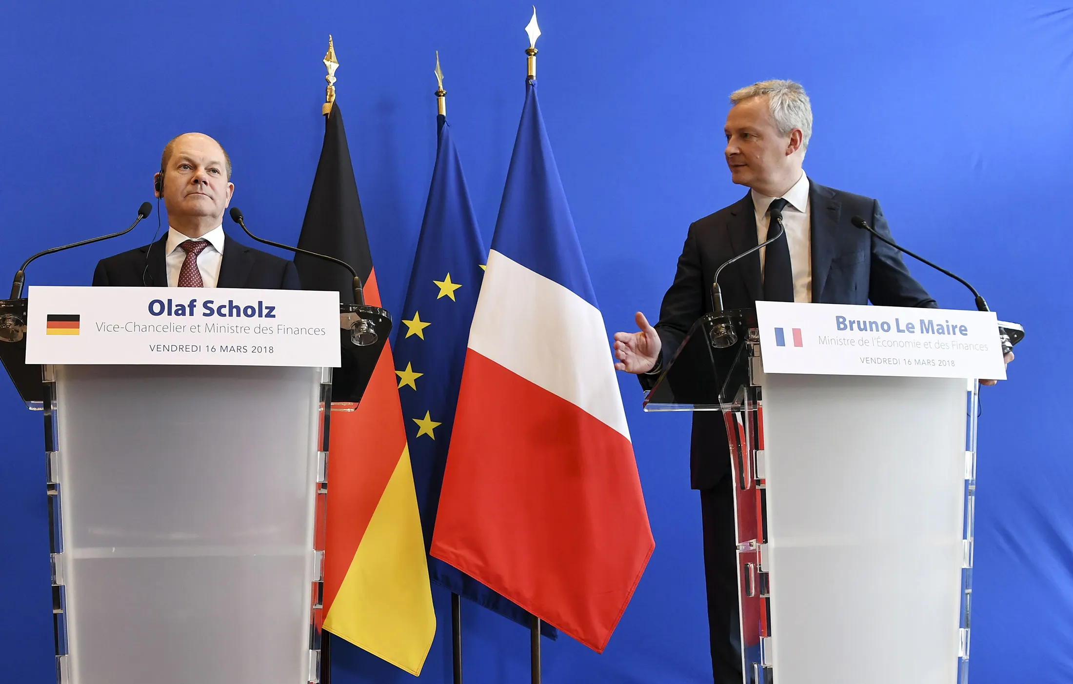 Bruno Le Maire and Olaf Scholz
