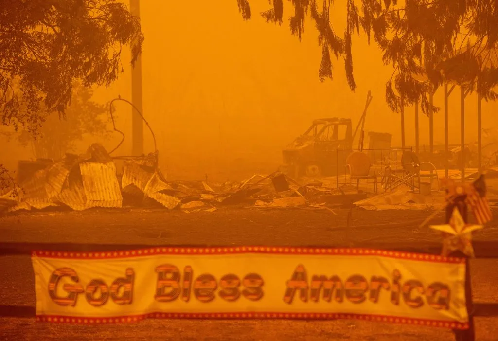 The Dixie fire, Greenville, Calif.,&nbsp;August 2021.