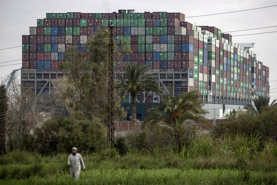 Suez Villagers Have New Neighbor: a Ship Roiling Global Trade