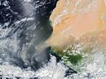 In June, strong winds blew across Mali and Mauritania and carried tiny bits of the Sahara over Senegal, The Gambia, and Cabo Verde.&nbsp;The dry air that carries the dust stops thunderstorms drifting across the Atlantic from growing into tropical storms.