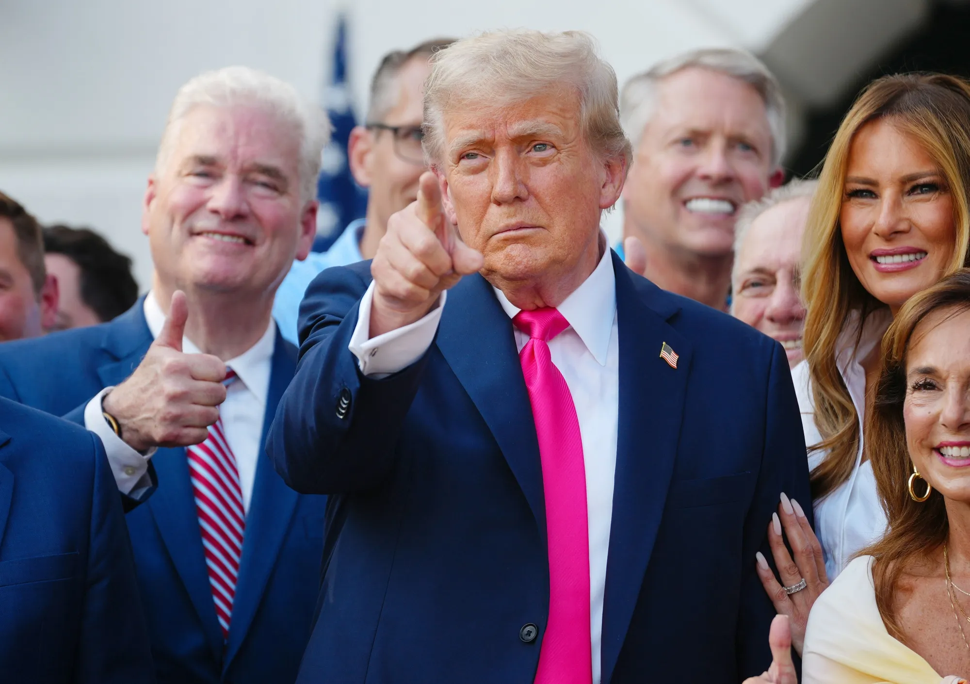 Deal in sights: US President Donald Trump