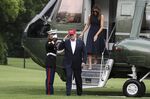 トランプ大統領とメラニア夫人