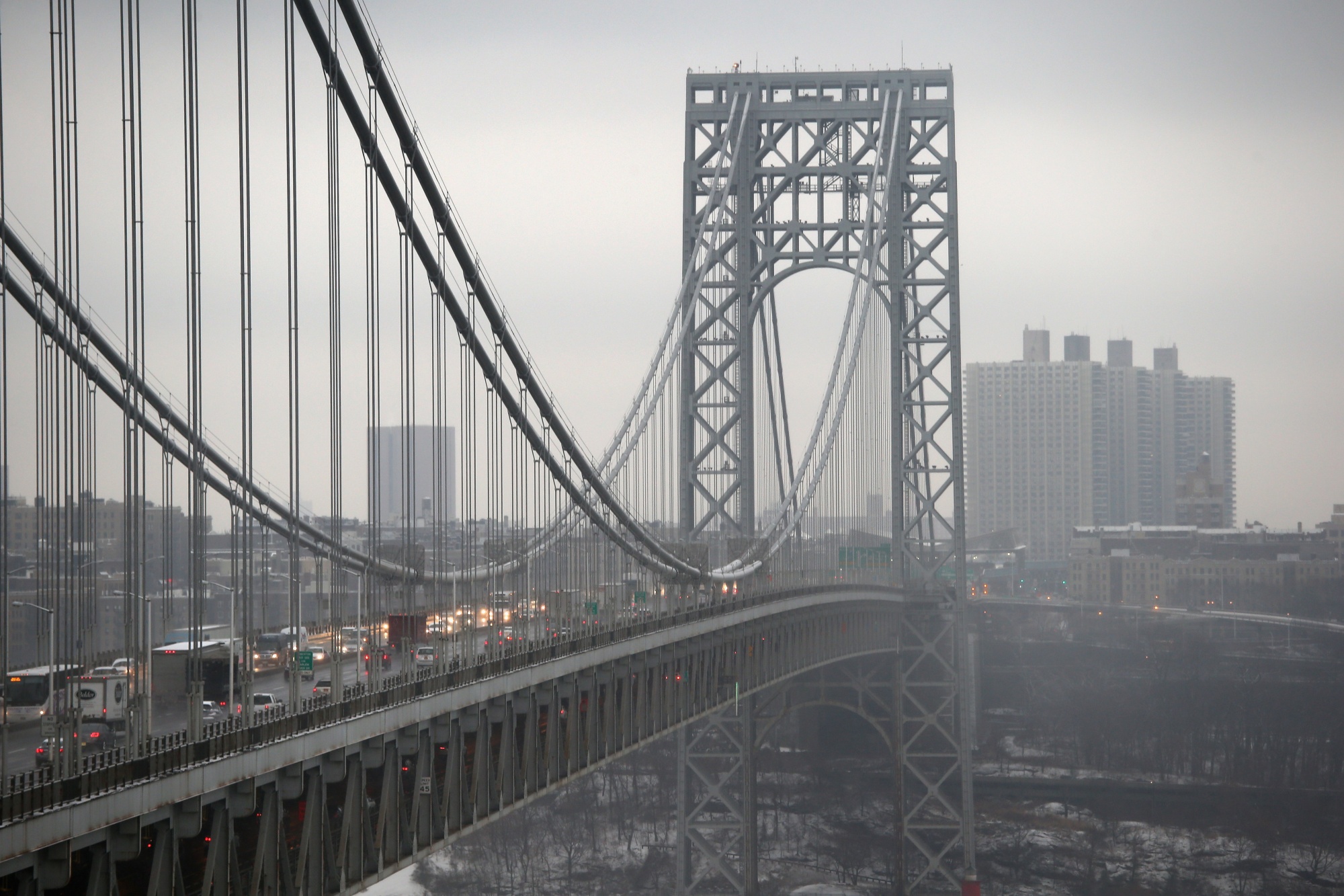 The George Washington Bridge in New York City is a major choke point for traffic.&nbsp;