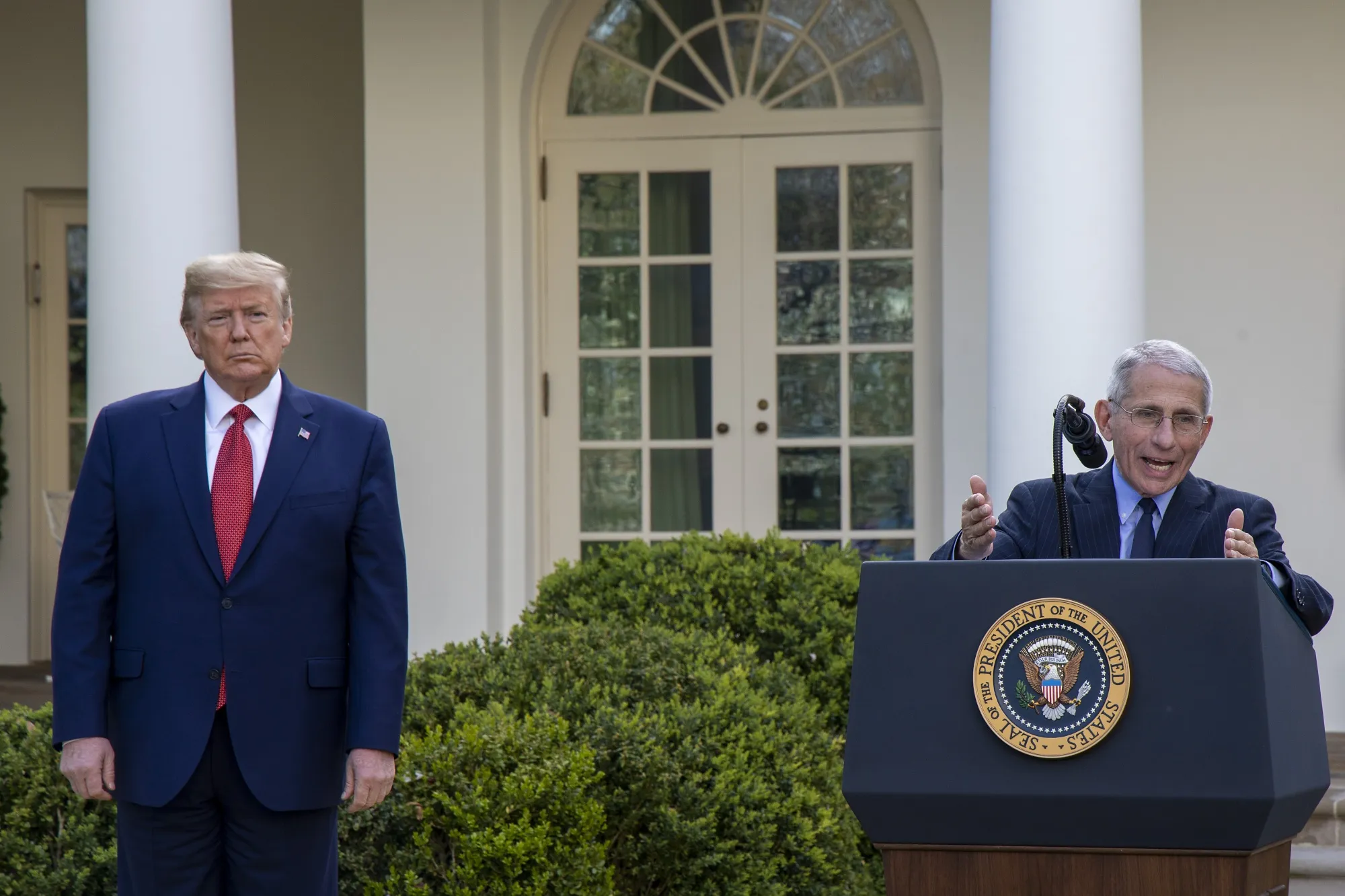 President Donald Trump has hesitated to take control of the coronavirus response.