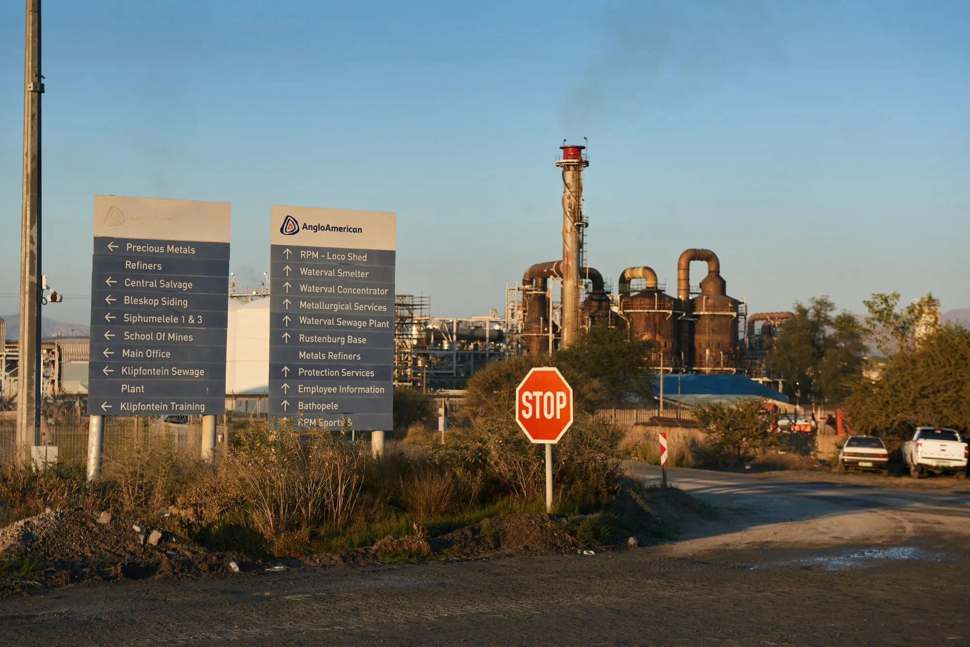 An Anglo American Platinum site in Rustenburg, South Africa.