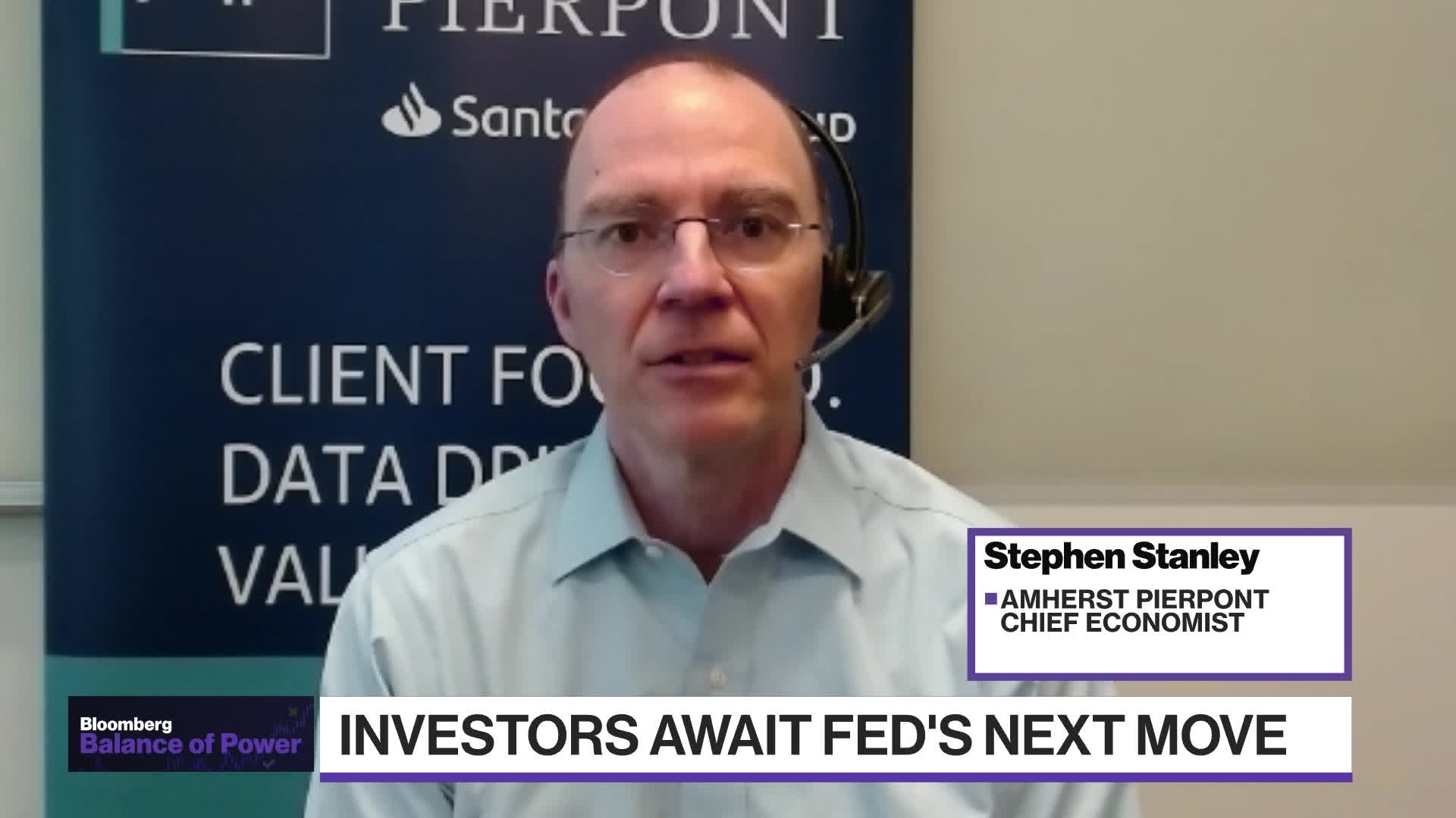 Watch Fed Would Like to See Soft Landing: Stephen Stanley - Bloomberg