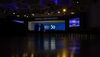 Workers prepare the Congress Hall on day two of the World Economic Forum in Davos, Switzerland, on Jan. 22.