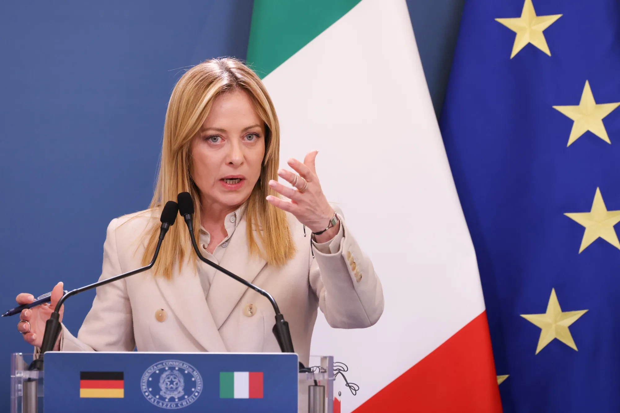 Italian Prime Minister Giorgia Meloni