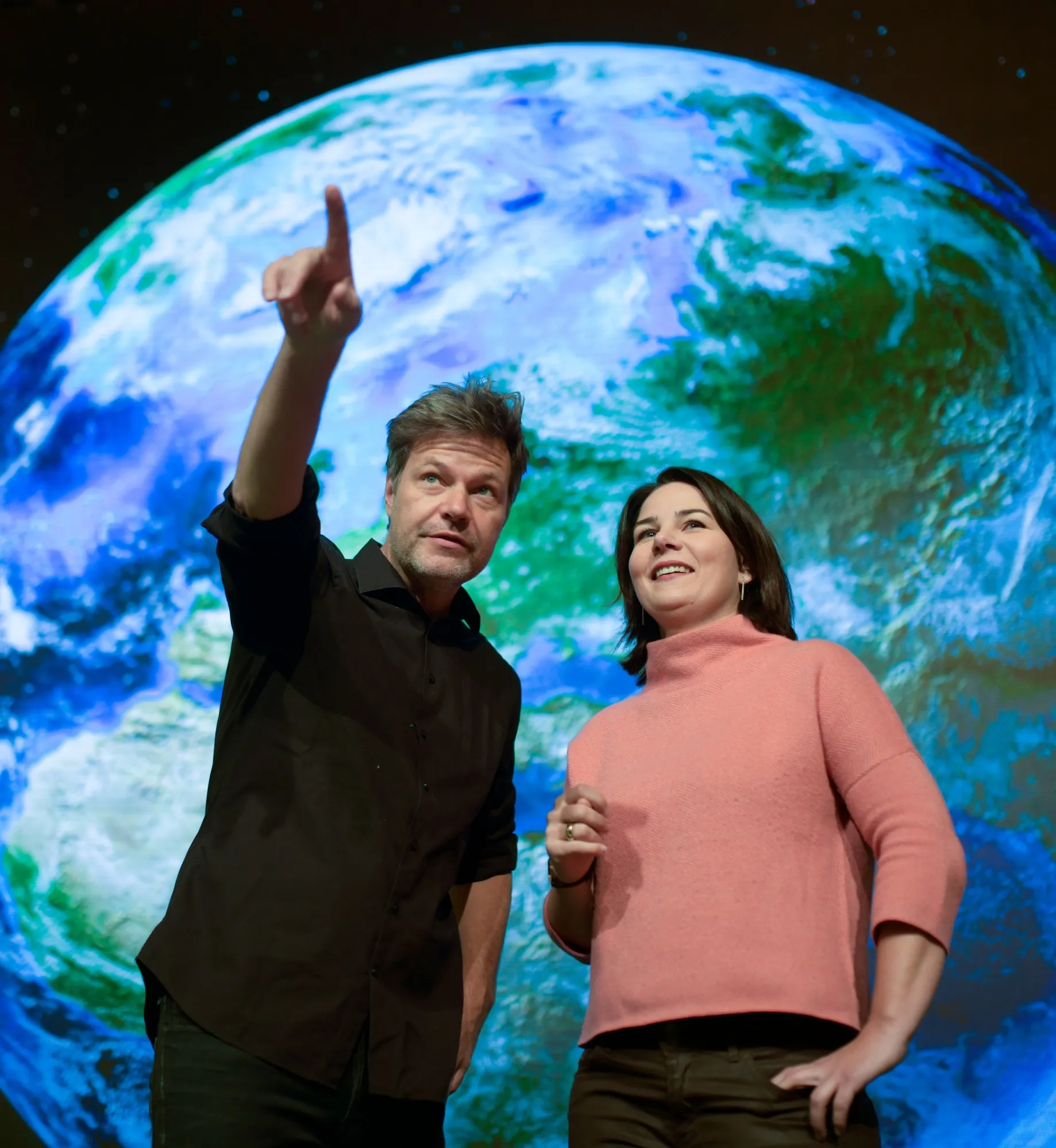German Green party co-leaders Annalena Baerbock&nbsp;and Robert Habeck