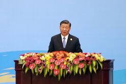 Chinese President Xi Jinping and Russian President Vladimir Putin Speak At Belt and Road Forum