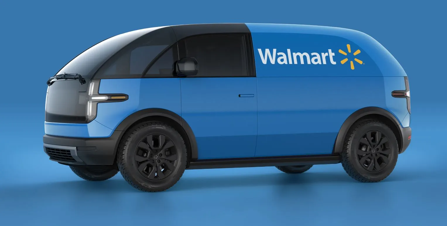 Walmart agreed&nbsp;to purchase as many as 10,000 battery-powered vans from&nbsp;Canoo.