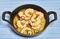 Prawns with Garlic and Chili served at Barrodo Avillez.