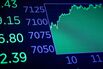 An S&P 500 chart on the floor of the New York Stock Exchange.