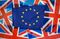 U.K Union Jack And EU Flag Illustrations Ahead Of Brexit Vote