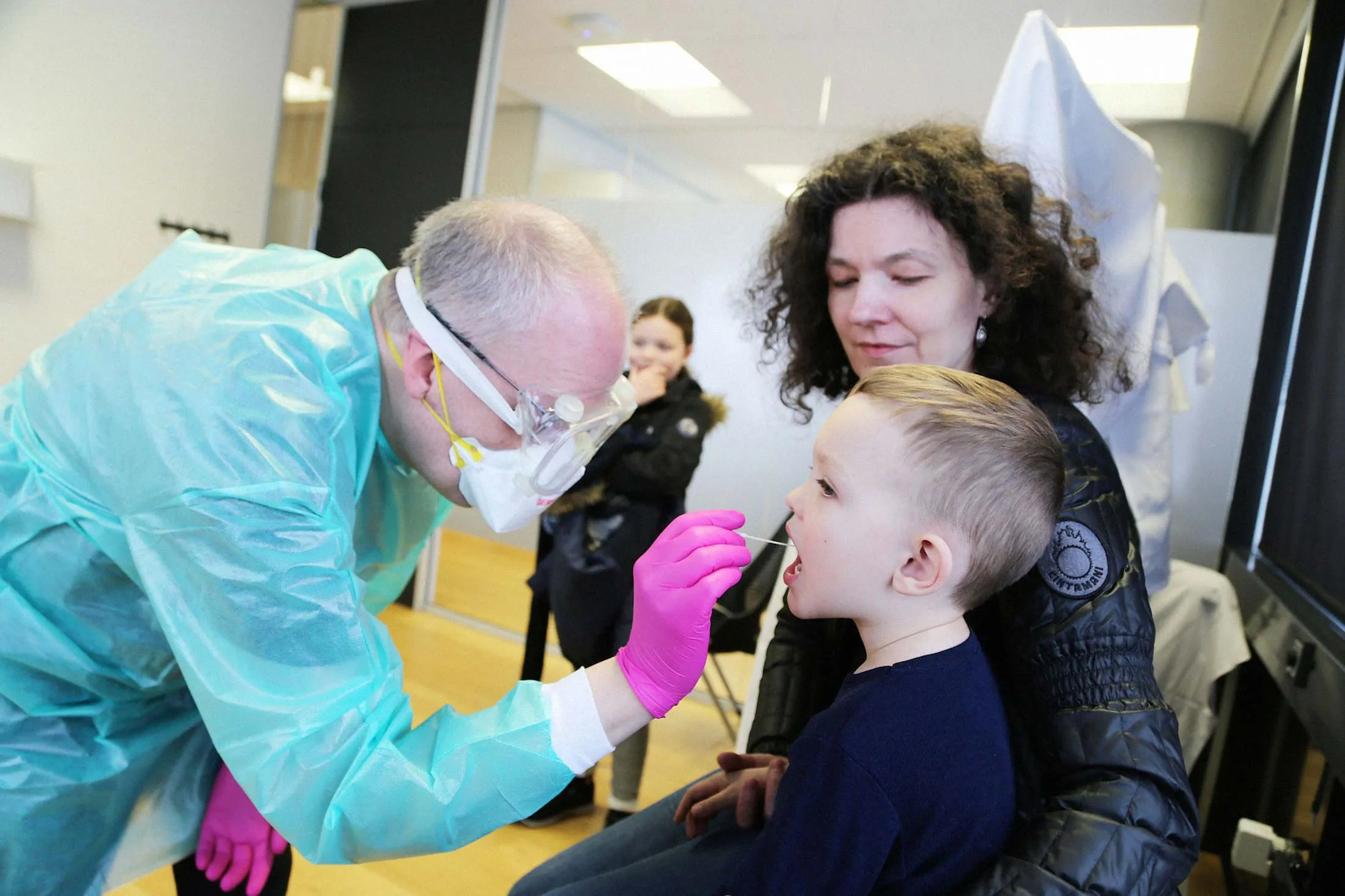 Members of the public are tested at DeCode Genetics’ service center,&nbsp;a few miles from its headquarters in Reykjavik, Iceland.