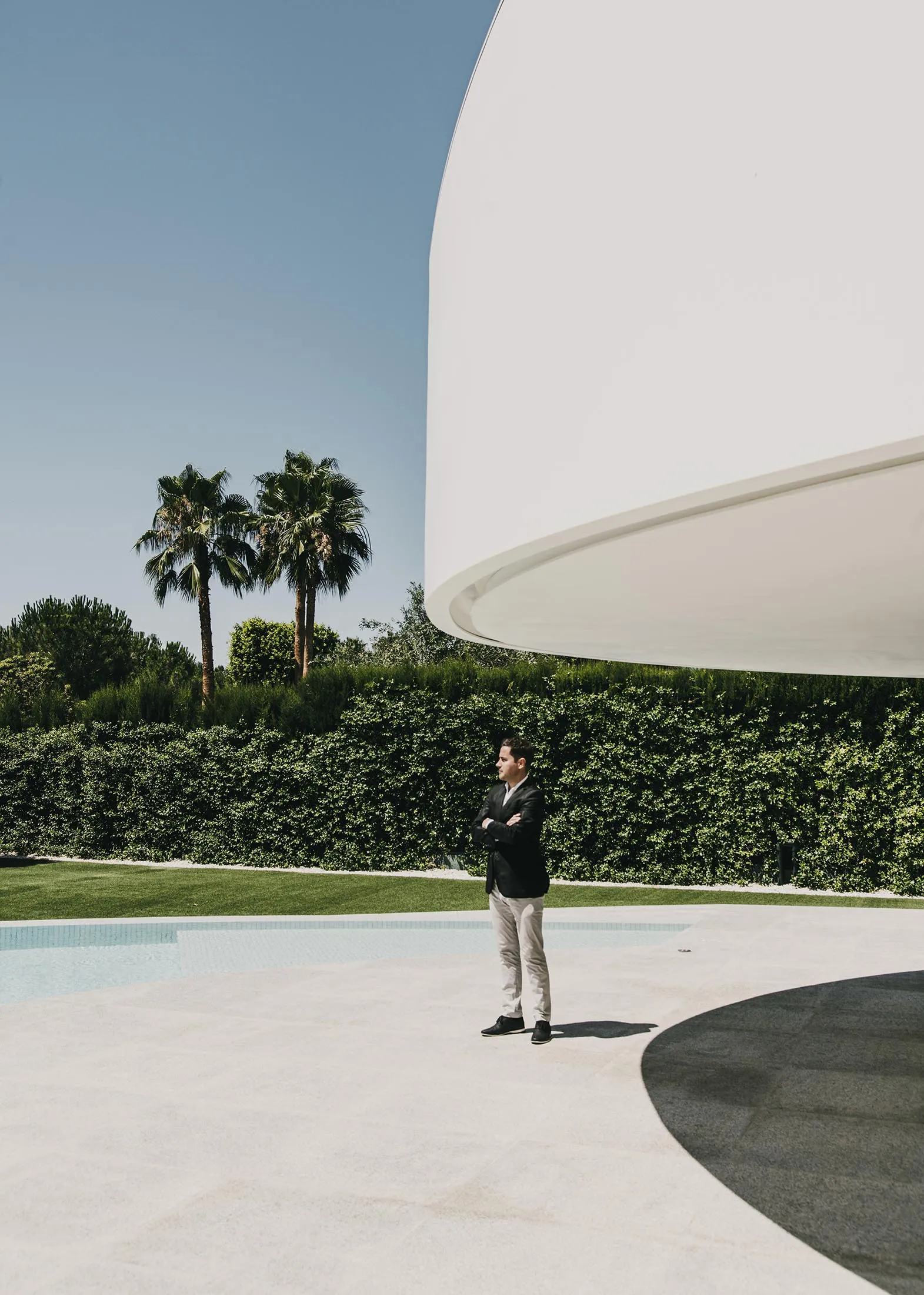 Silvestre at the Balint House outside Valencia, Spain.