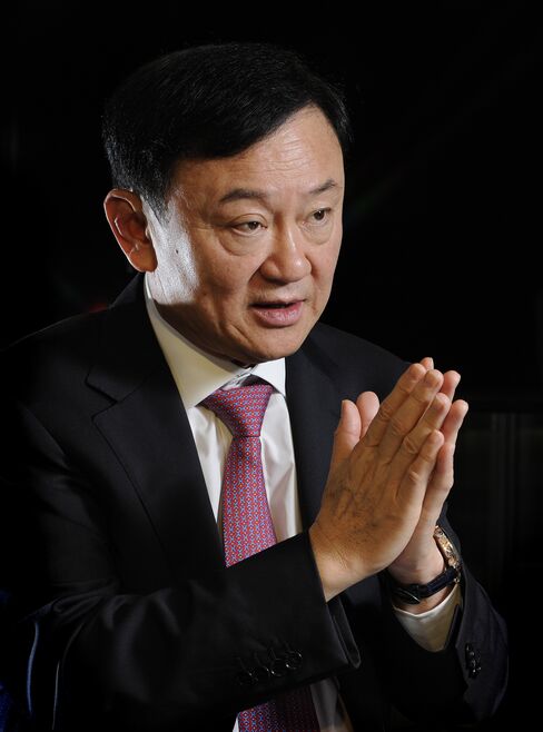 Former Thai Prime Minister Thaksin Shinawatra