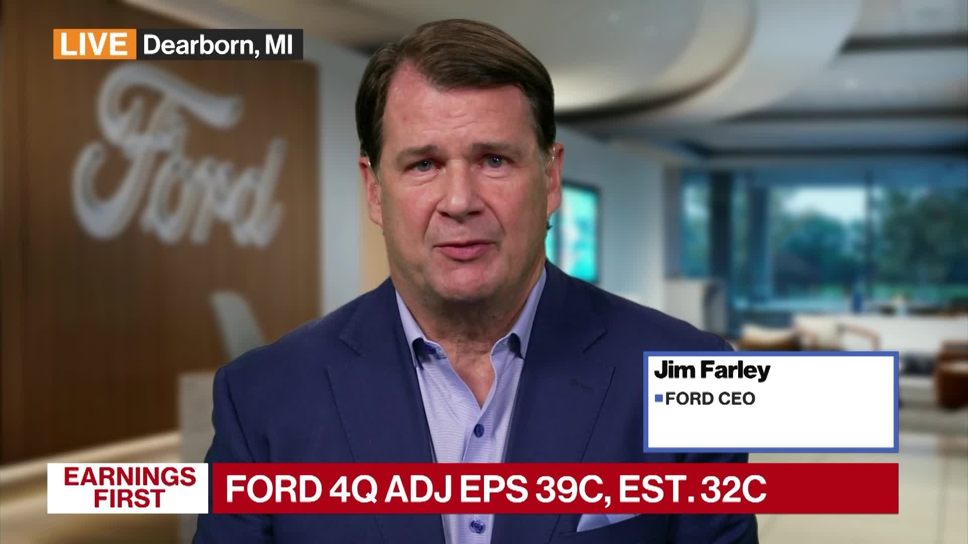 Ford CEO Farley Discusses EV Strategy Amid Price Cuts, Tariffs