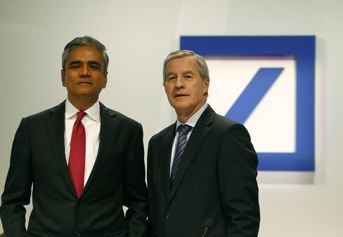 Deutsche Bank Co-CEOs Anshu Jain and Juergen Fitschen