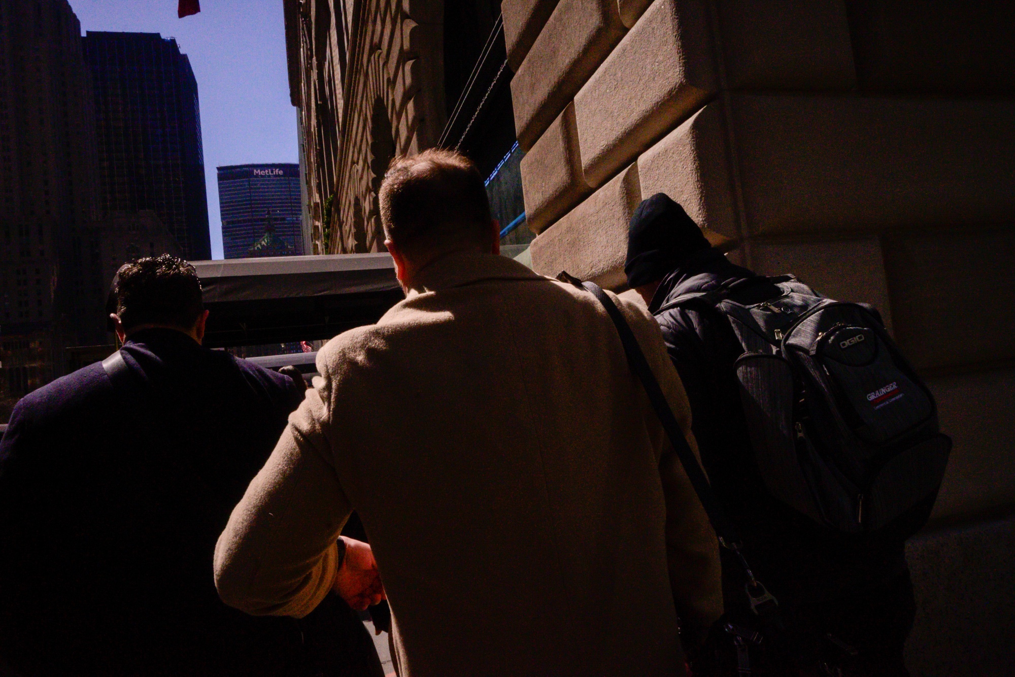 Pedestrians in the Plaza District in New York. Photographer: John Taggart/Bloomberg