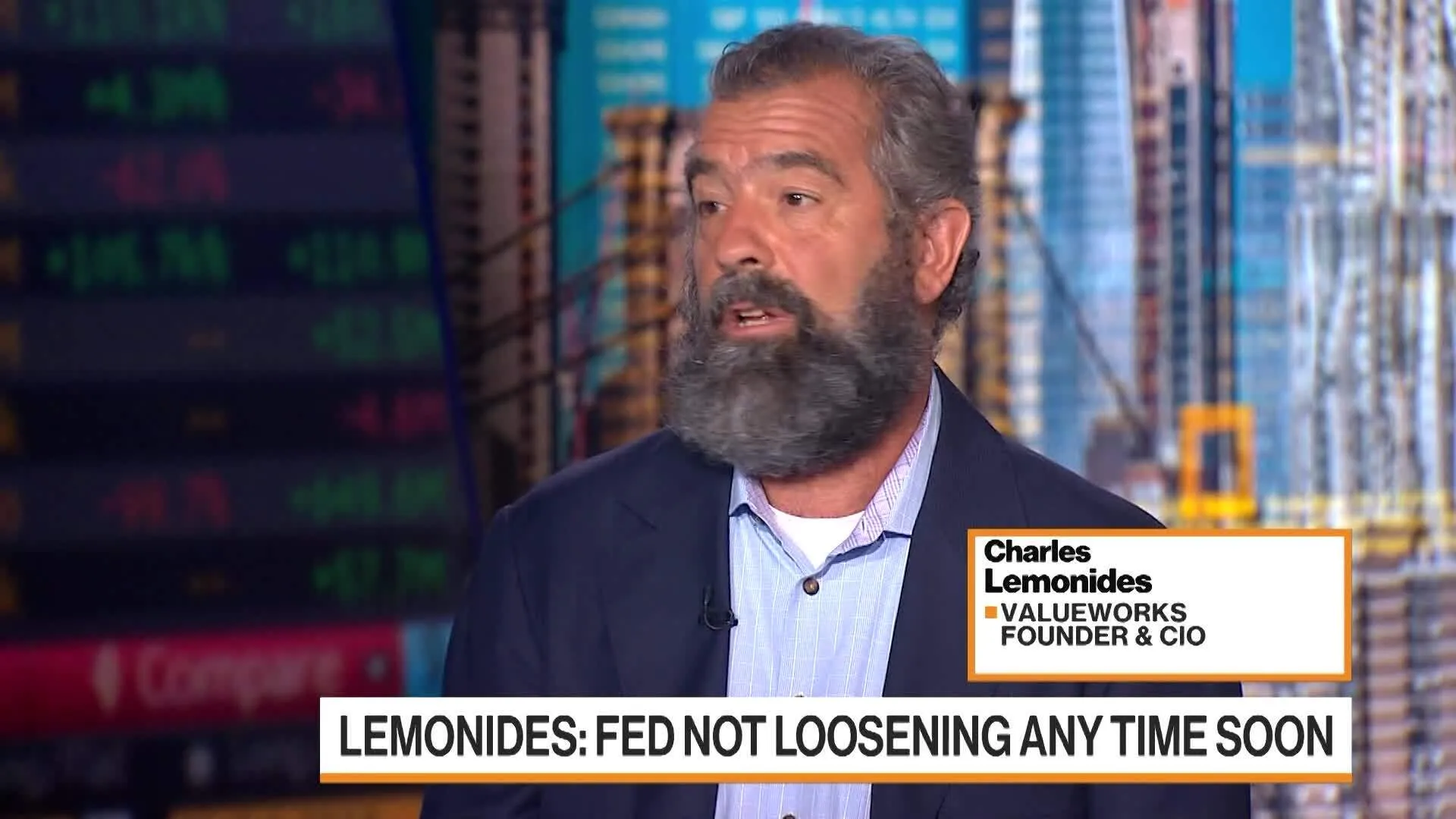 Watch Fed Not Loosening Anytime Soon: ValueWorks' Lemonides - Bloomberg