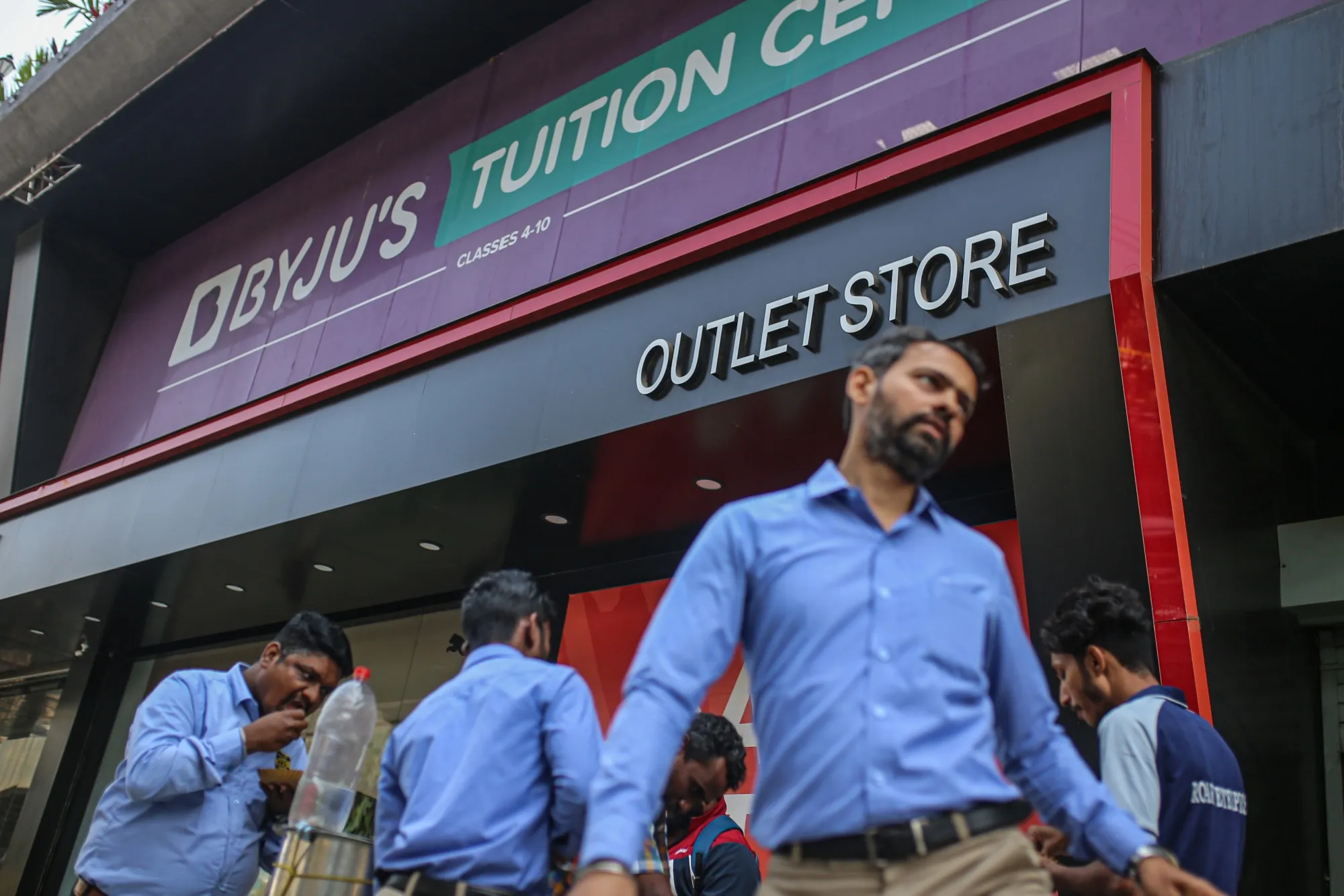 A Byju's Tuition Center in Munbai.