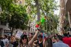 Hundreds Of Barcelona Residents Demonstrate Against The Tourism Industry.