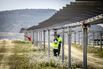 Solar Panels Installation at a Zelestra Corp. SA Solar Park in Spain