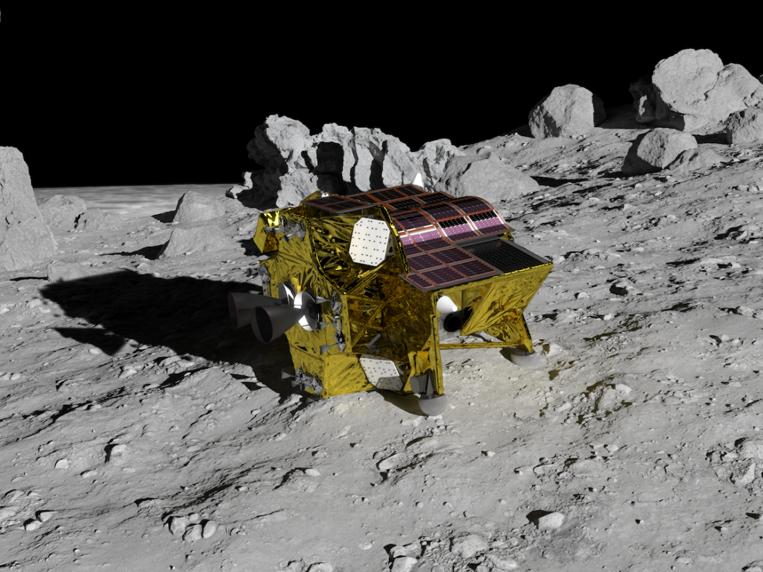 Japan's Probe, SLIM, Lands on the Moon for First Time in Comeback Attempt -  Bloomberg