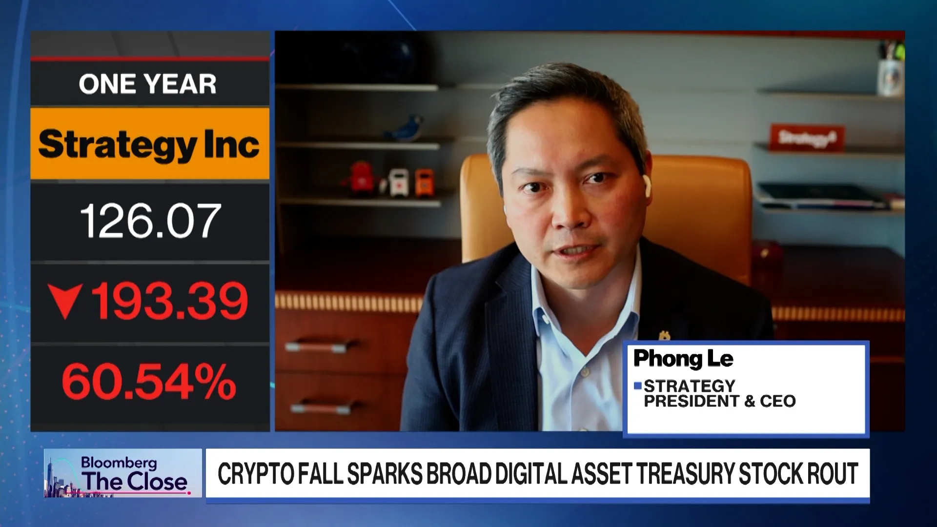 Strategy CEO on Crypto Weakness, Dealmaking
