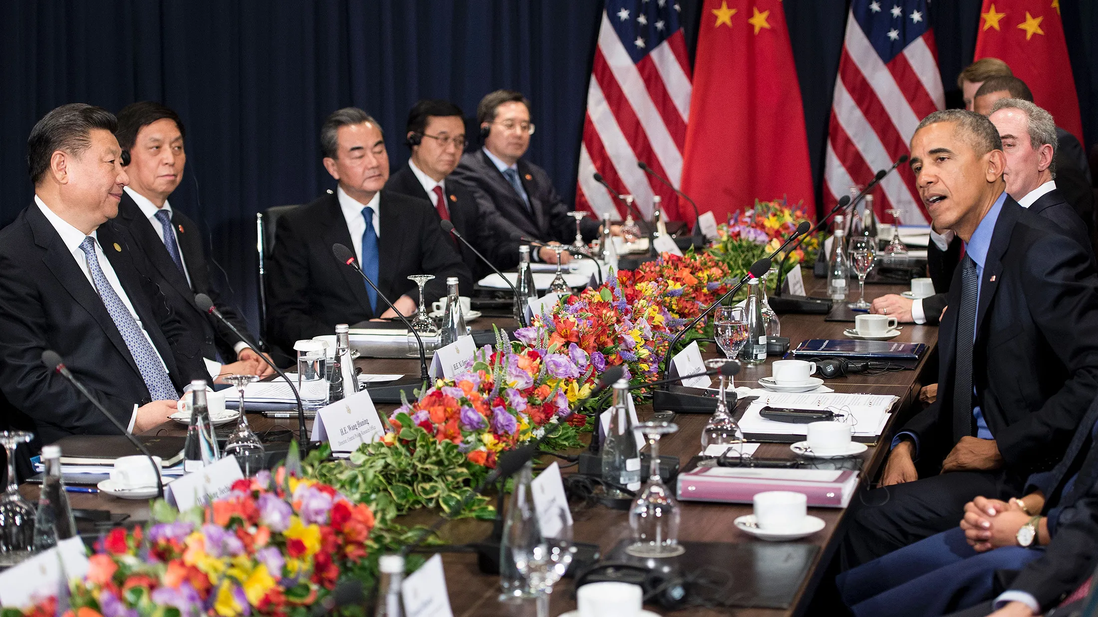 Xi Jinping and Barack Obama meet in Lima on Nov. 19.
