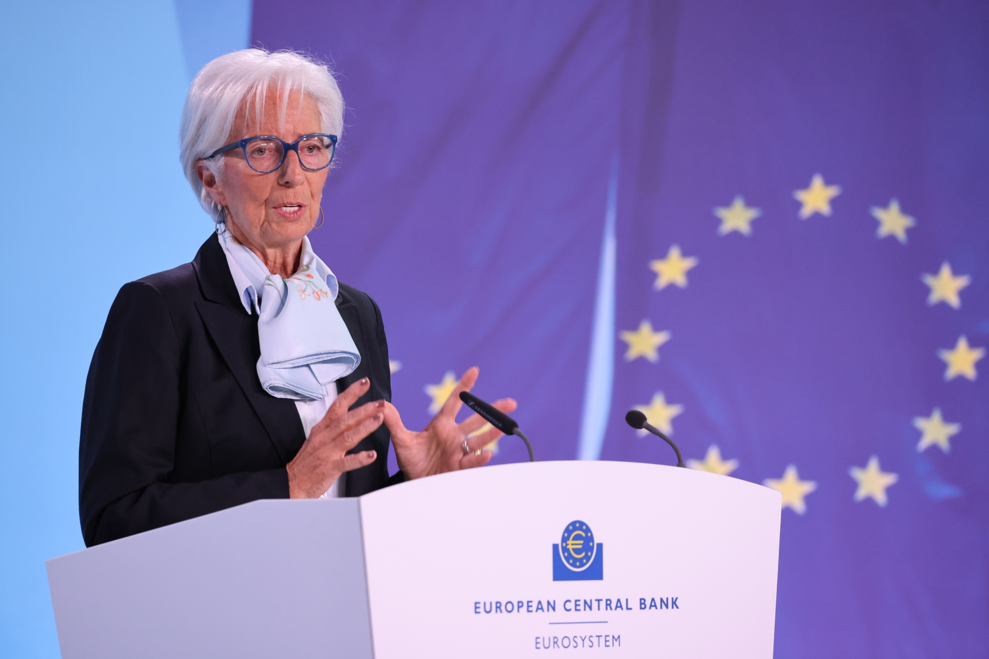 Christine Lagarde on April 11.