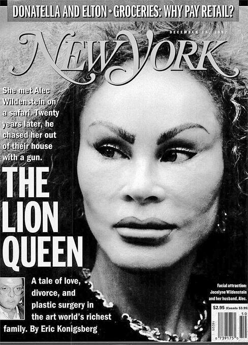 Jocelyn on the cover of New York magazine in 1997