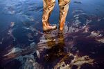 Oil from the Macondo spill at Louisiana's Grand Terre Island in June 2010