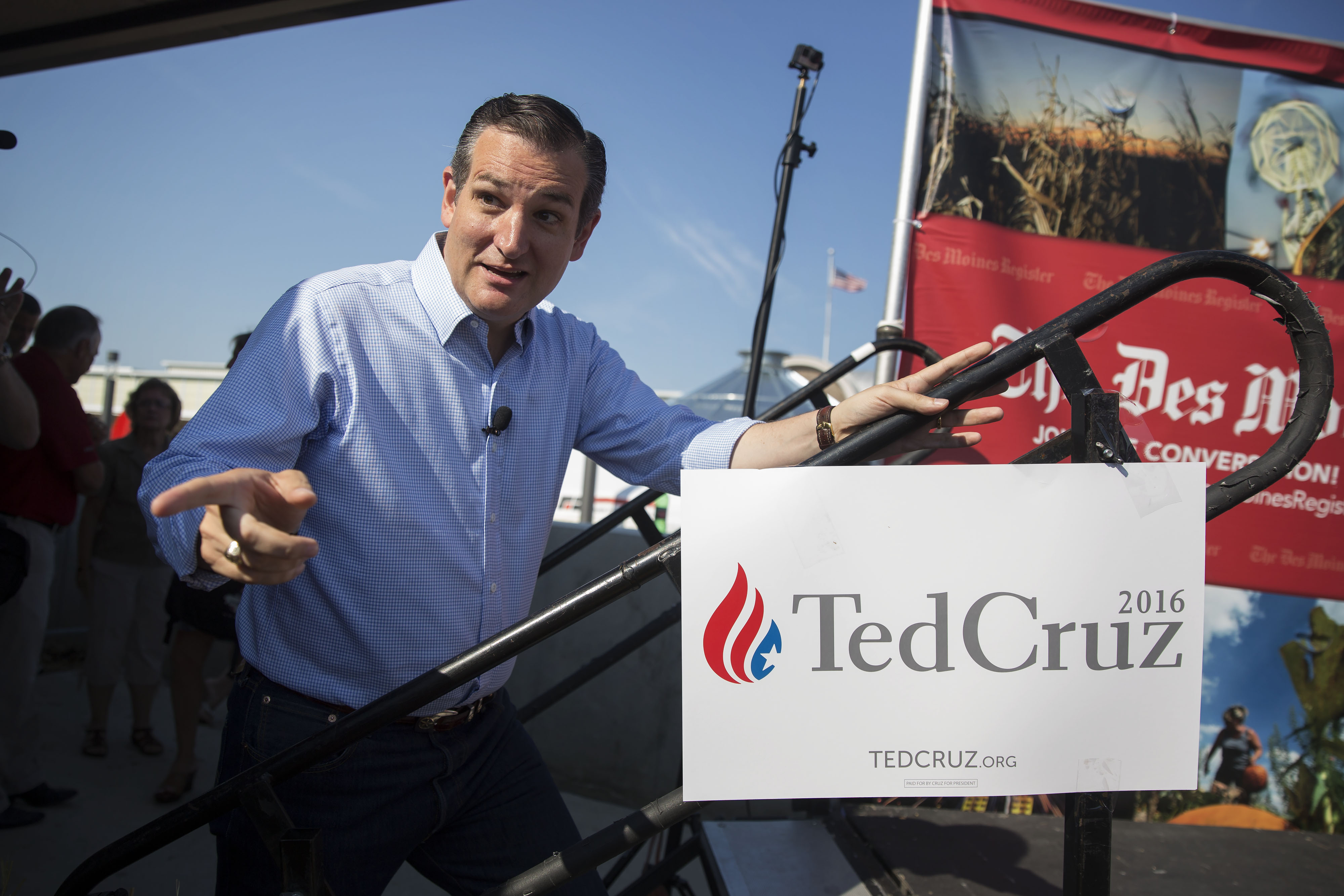 Ted Cruz At The Iowa State Fair Soapbox And Rally For Religious Liberty