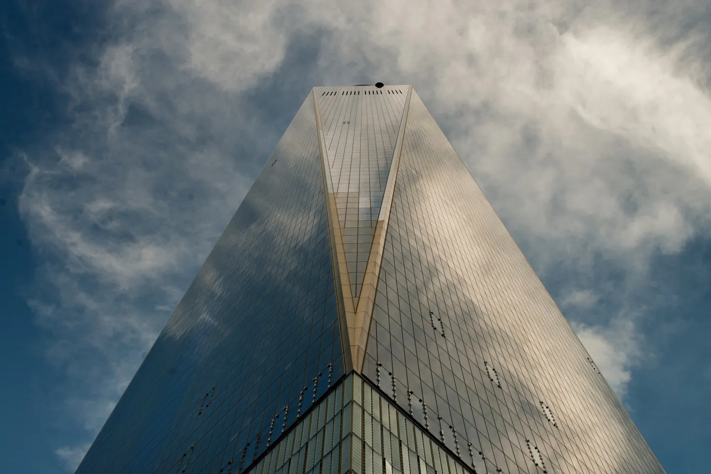 One World Trade Center stands in New York.