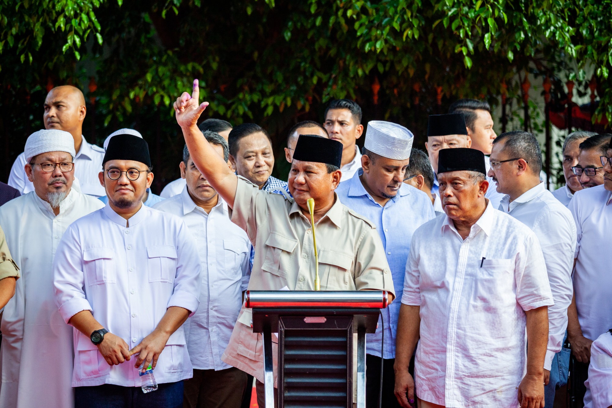 Prabowo Subianto in April 2019.