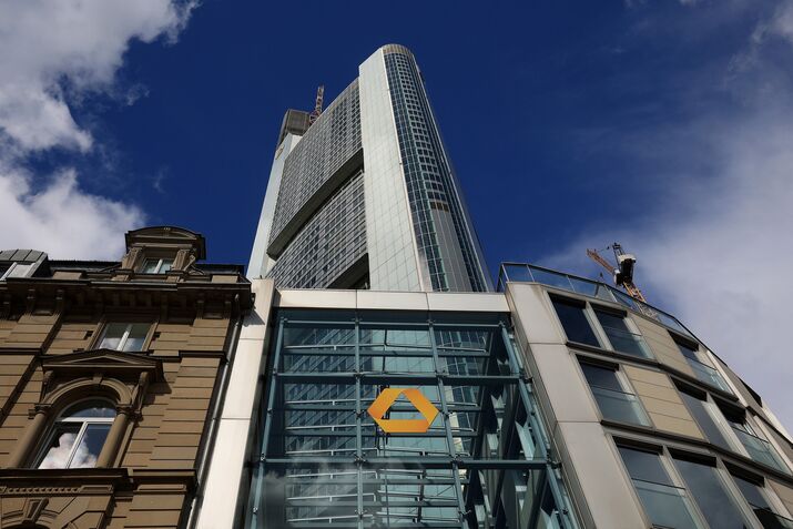 The Commerzbank headquarters in Frankfurt.