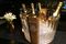 Bottles of 2009 Roederer Cristal rest on ice at the launch party for the new vintage on Oct. 19, 2016 in New York City.