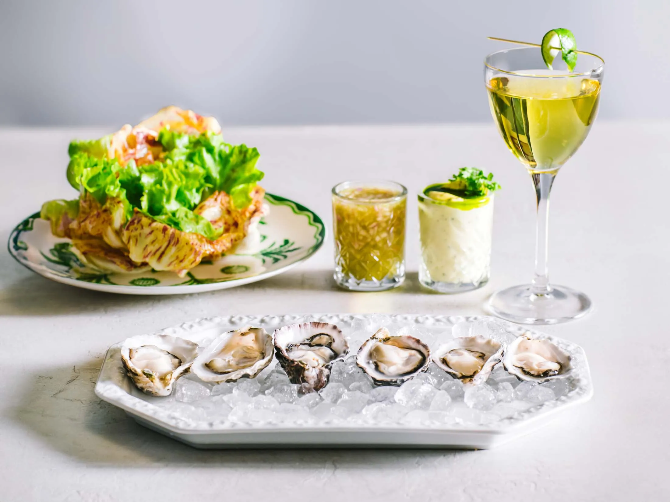 Oysters with mignonette and a stylish salad will be on offer when Maison Passerelle opens this spring.
