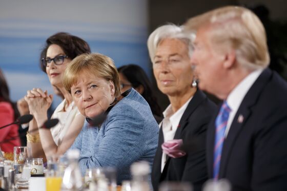 Merkel Allies Call for Unity After Trump's G-7 `Affront'