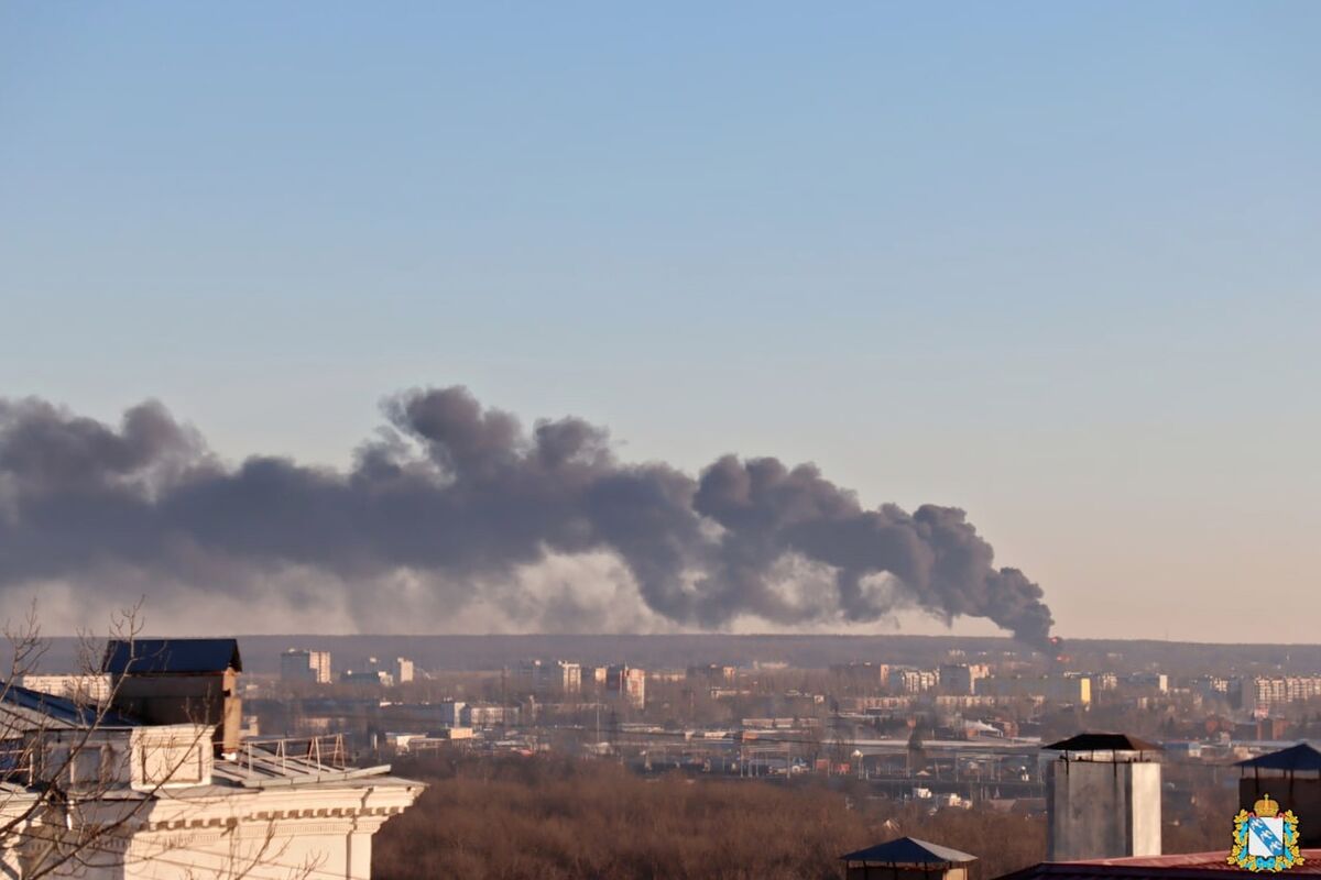 Third Russian Airfield Hit by Drone as Moscow Accuses Ukraine - Bloomberg