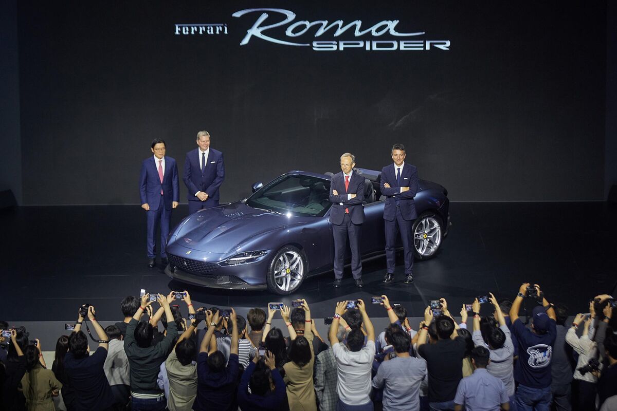 Ferrari Hosts Seoul Car Show as Luxury Brands Flock to Korea