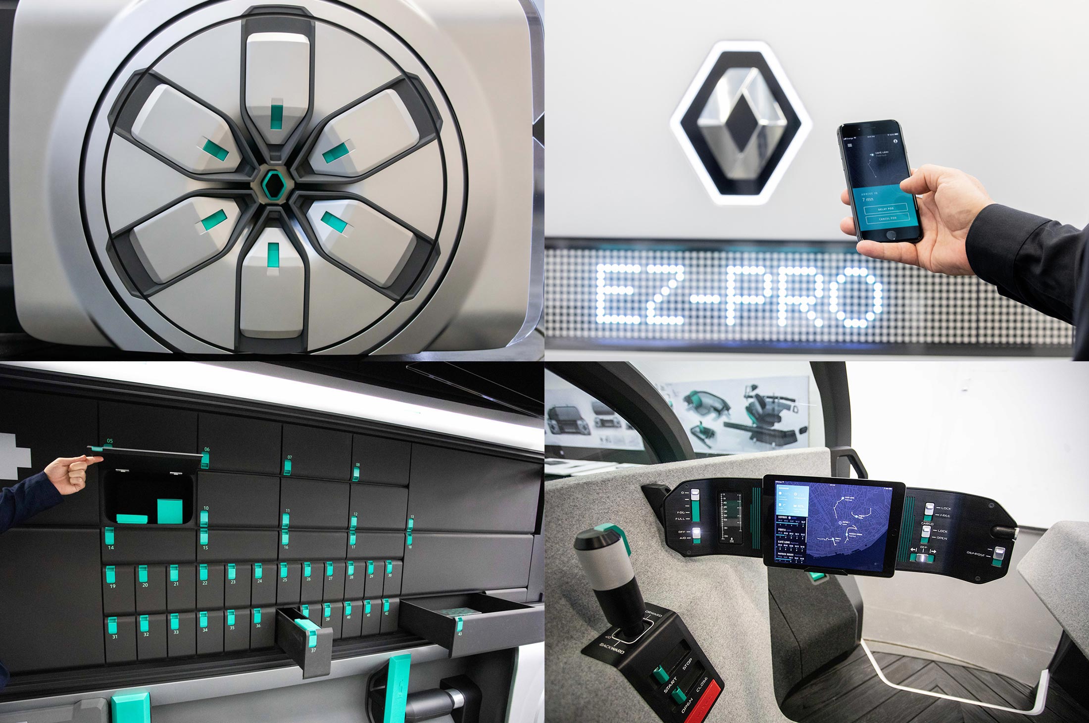 Renault ez Pro. Ez дизайн. Ez-Pro Concept / 2018. Driverless pod.