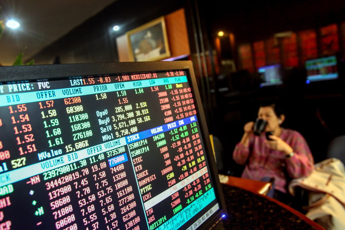 タイ株8%安、一時売買停止－中東情勢の緊迫化が投資家心理の重し