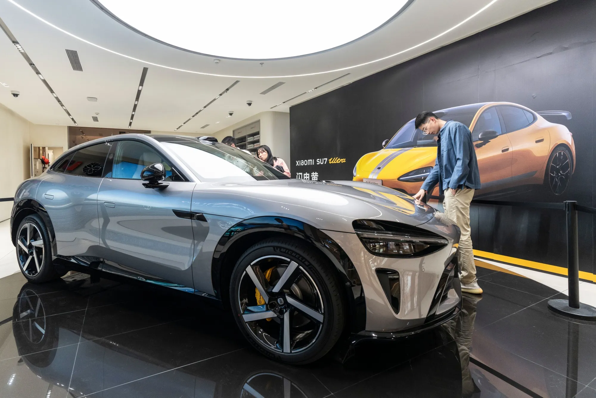 A Xiaomi YU7 electric SUV.