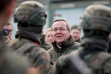 Defence Minister Pistorius Visits Luftwaffe Officers School