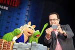 Subway spokesman Jared Fogle arrive at the world premiere of Disney's Muppets Most Wanted on March 11, 2014, in Hollywood, Calif.
