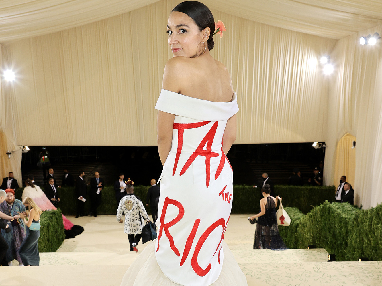 tax the rich dress